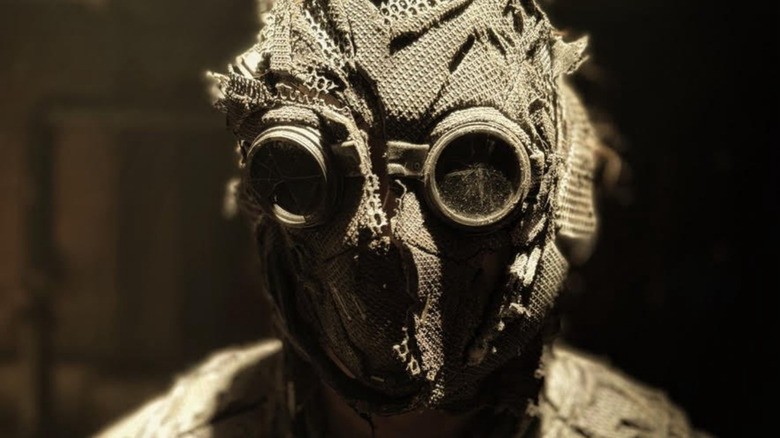 Ultraman with a broken mask in "Superman" (2025)