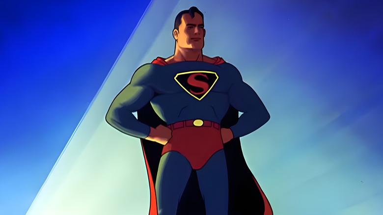 Superman standing in heroic pose