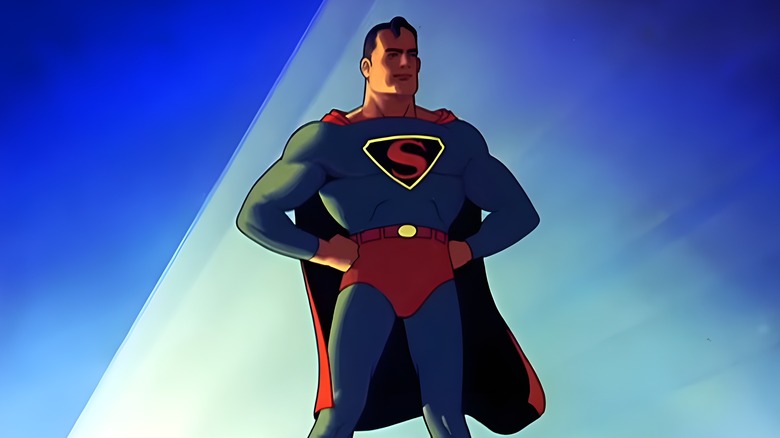 Superman standing in heroic pose