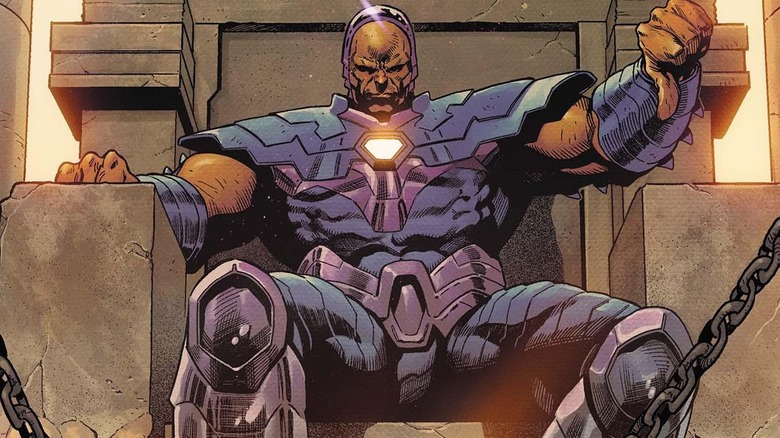 Mongul sitting on his throne