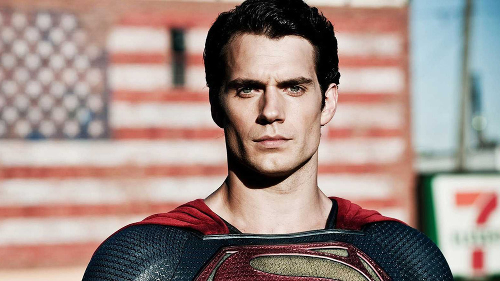 Henry Cavill Superman stares ahead