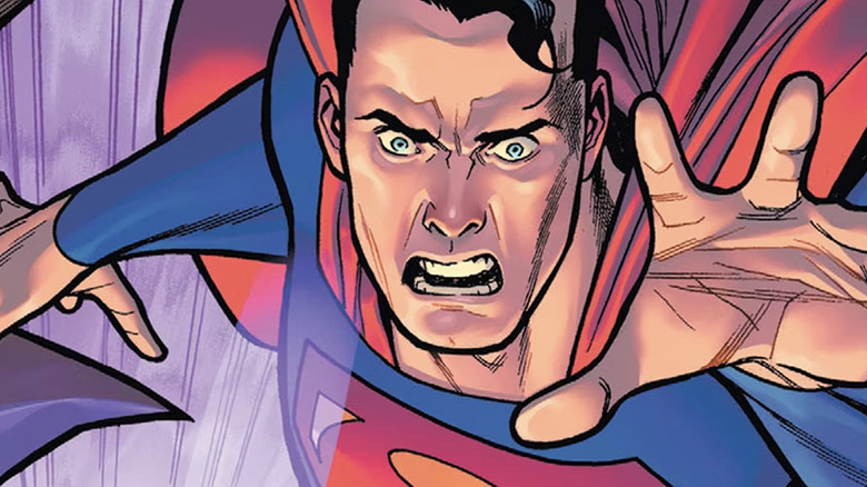 Superman looks shocked