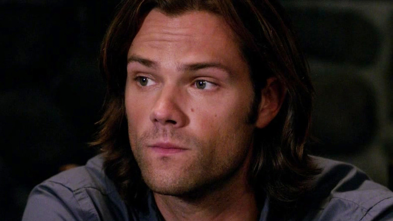 Sam Winchester glancing sideways