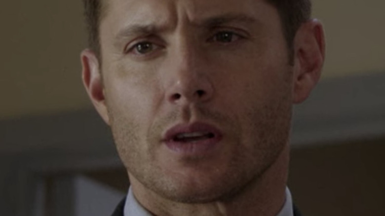 Dean Winchester looking confused