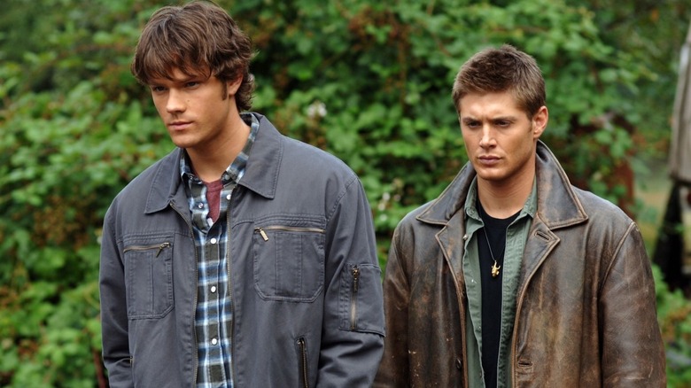 Sam and Dean Winchester serious
