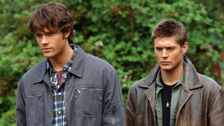 Sam and Dean Winchester serious