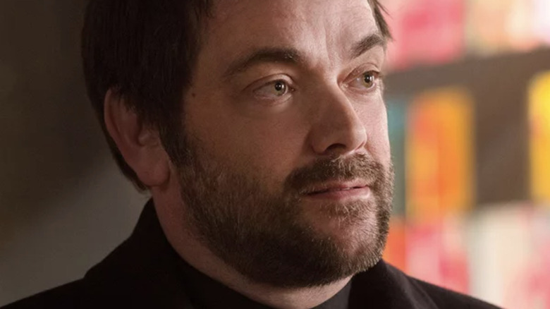 Mark Sheppard Crowley looking pensive