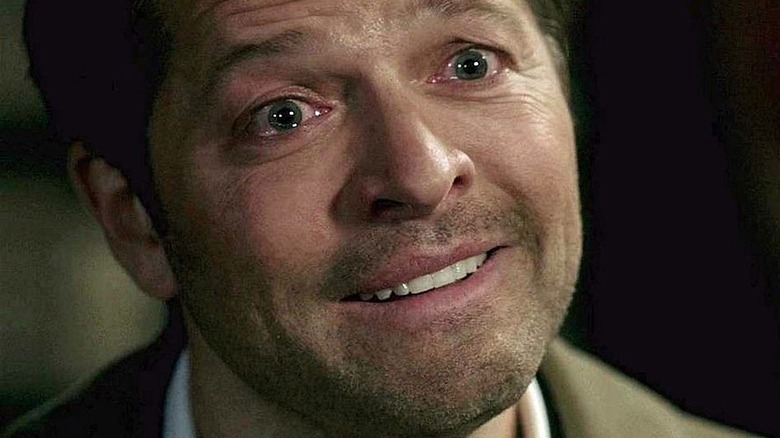 Castiel crying