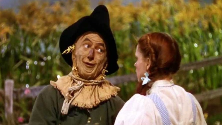 Ray Bolger and Judy Garland in The Wizard of Oz (1939)