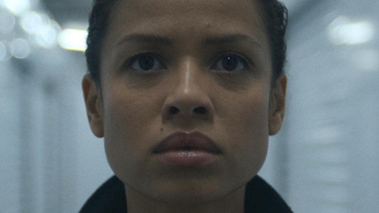 Gugu Mbatha-Raw looks at camera