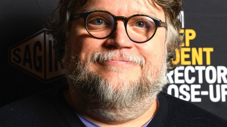 Guillermo del Toro smiling at event