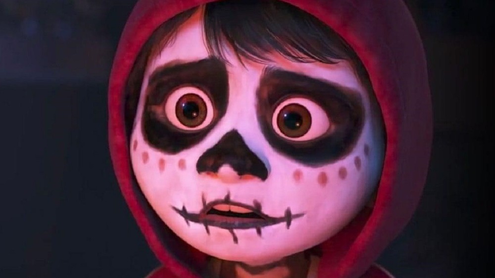 Miguel in Day of the Dead face paint