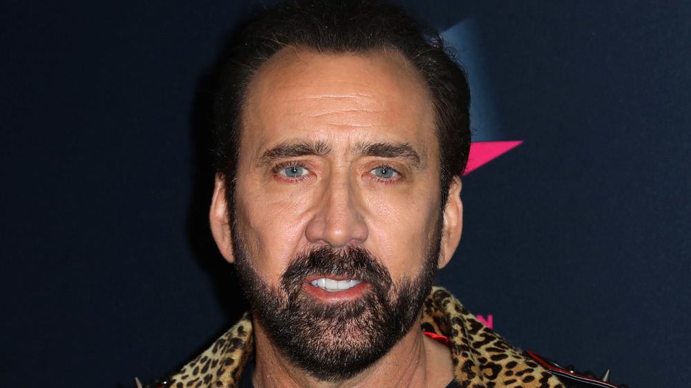 Nicolas Cage smiling