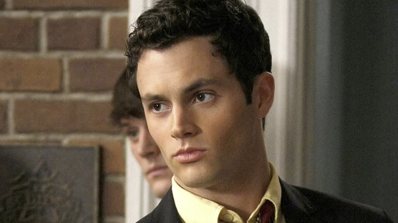 Dan Humphrey looking troubled in 
