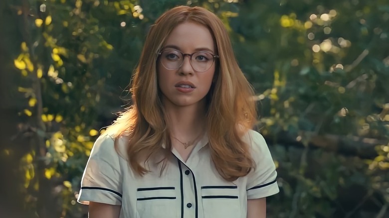 Julia red hair frowning