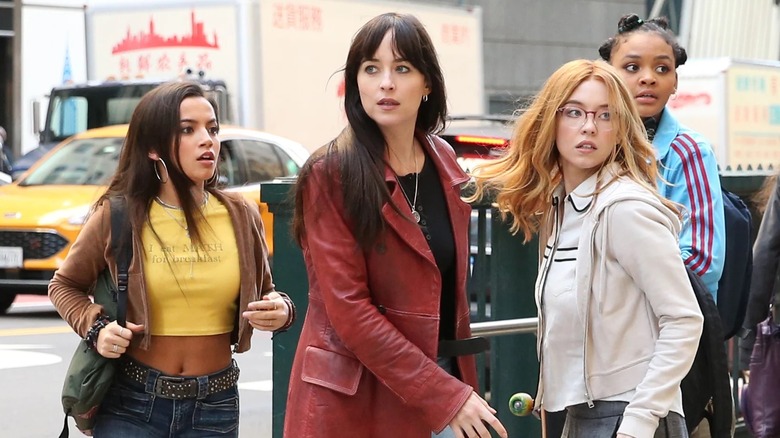 Cassandra and Spider-Women surprised