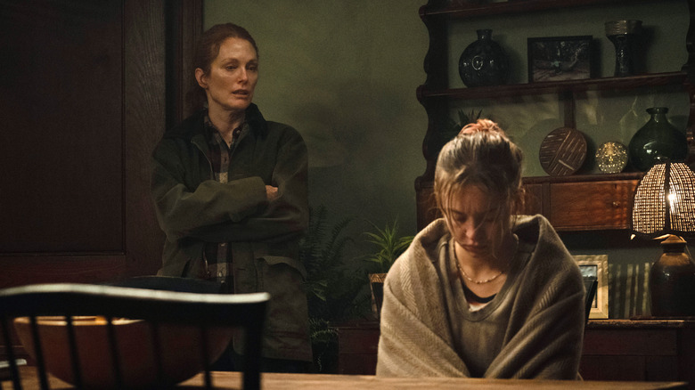 Kate lectures Claire in "Echo Valley" (2025)