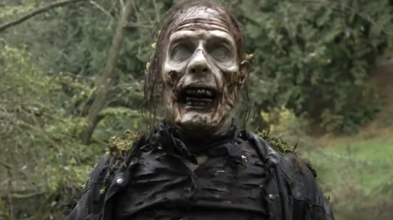 A zombie staring on SyFy's Day of the Dead