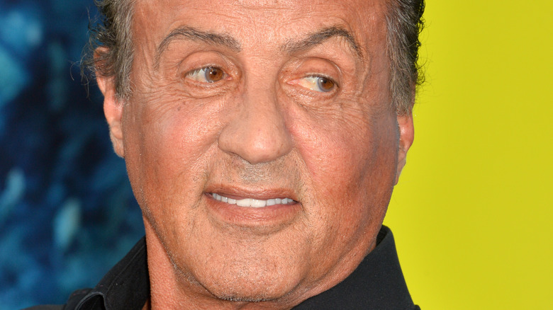 Sylvester Stallone smiling