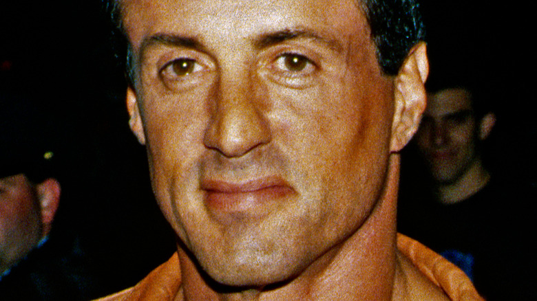 Sylvester Stallone smiling