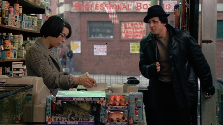 Rocky talking with Adrian