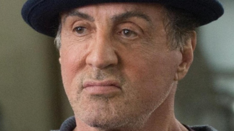 Stallone playing Rocky in Creed