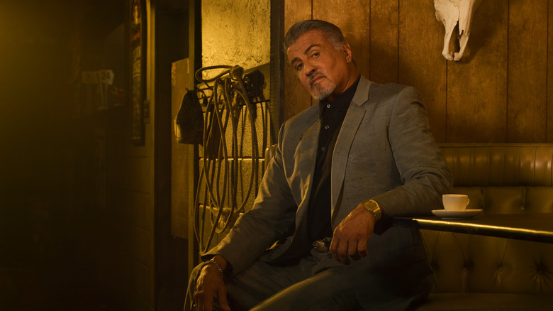 Sylvester Stallone in Tulsa King promo 