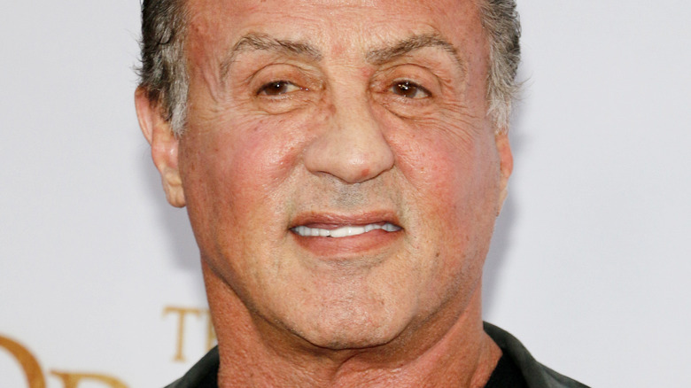 Sylvester Stallone smiling 