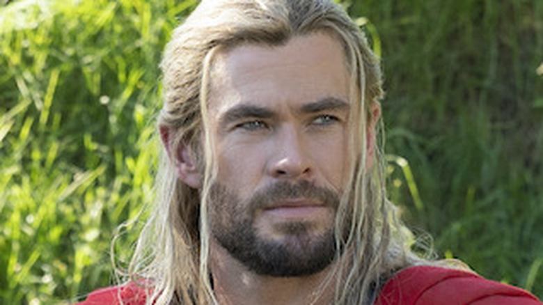 Chris Hemsworth playing Thor