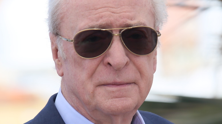 Michael Caine wearing shades