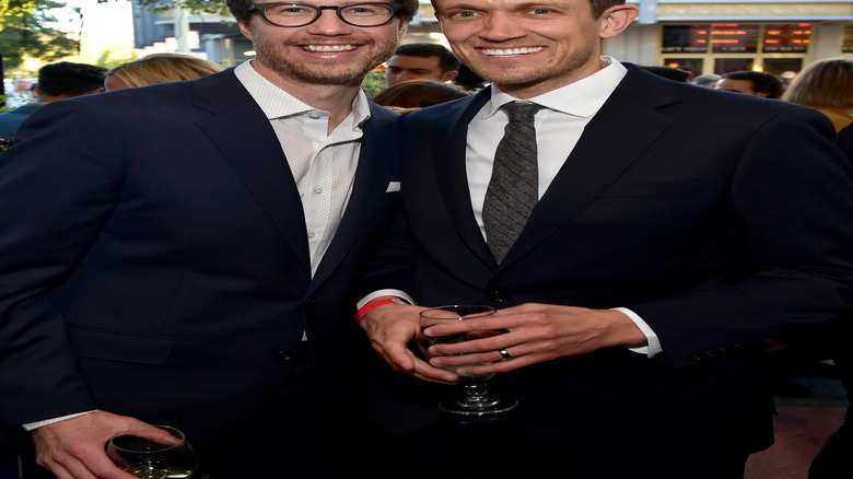 Matt Bettinelli-Olpin and Tyler Gillett at a premiere