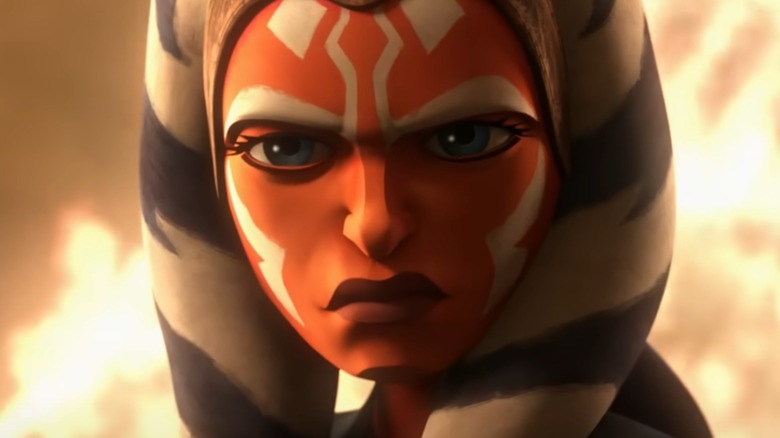 Ahsoka preparing for battle