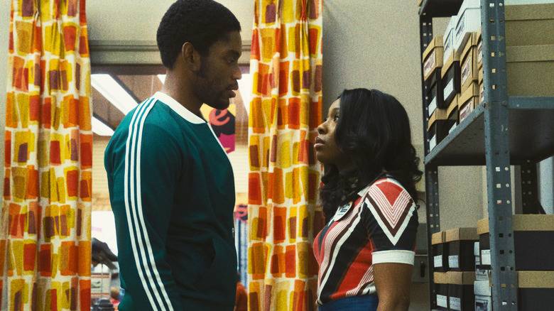 Quincy Isaiah and Tamera Tomakili in "Winning Time"