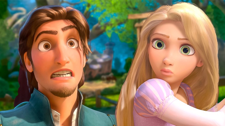 Flynn Rider and Rapunzel