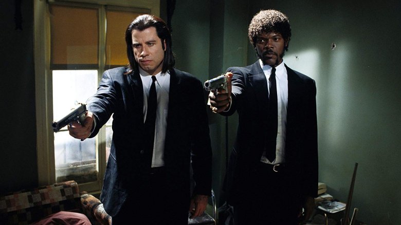 John Travolta and Samuel L. Jackson in Pulp Fiction