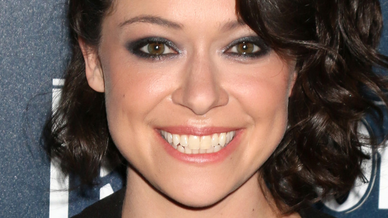 Tatiana Maslany smiling