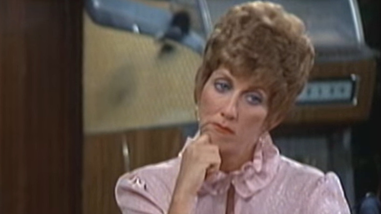 Marcia Wallace with head tilted