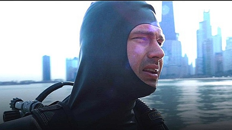 Kelly Severide in SCUBA gear 