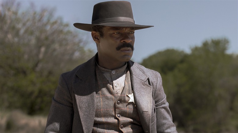 Bass Reeves wearing marshal badge