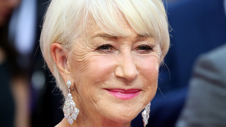 Helen Mirren smiling