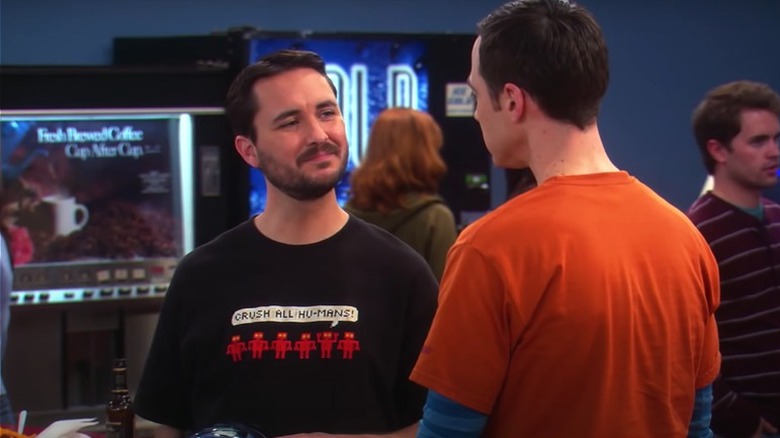 Wil bowling with Sheldon