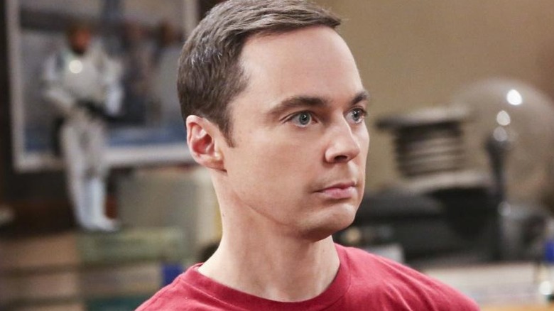 Sheldon looking irate on 