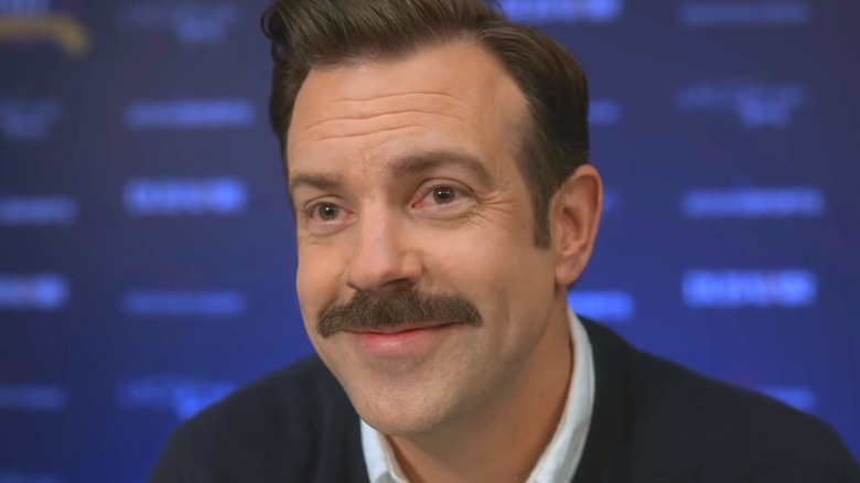 Ted Lasso smiles press conference