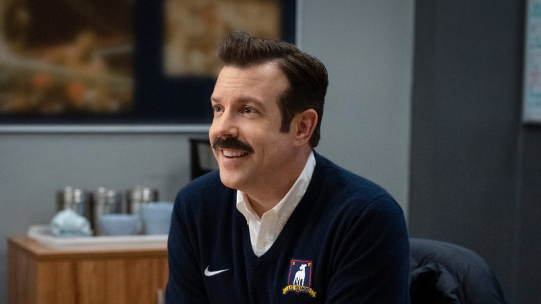 Ted Lasso smiling