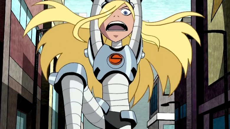 Terra fights the Teen Titans