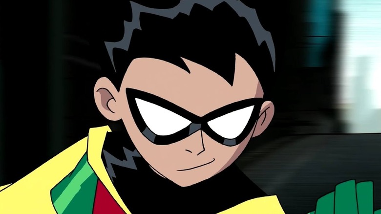 Cartoon Robin smirking