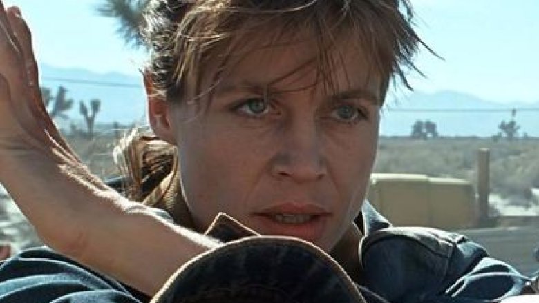 Linda Hamilton as Sarah Connor in Terminator