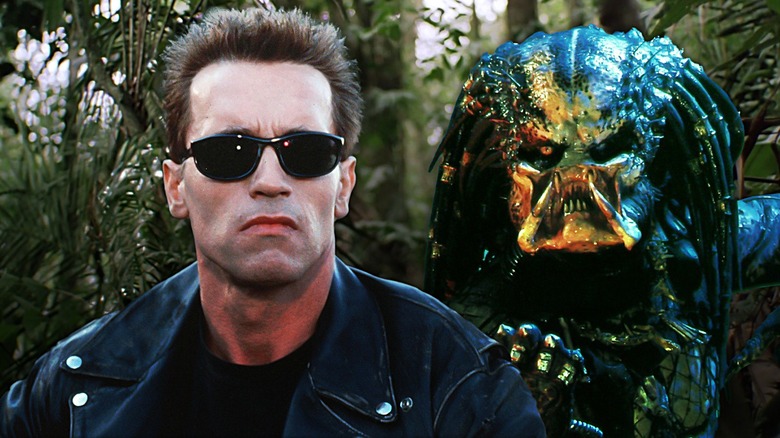Terminator and Predator composite image