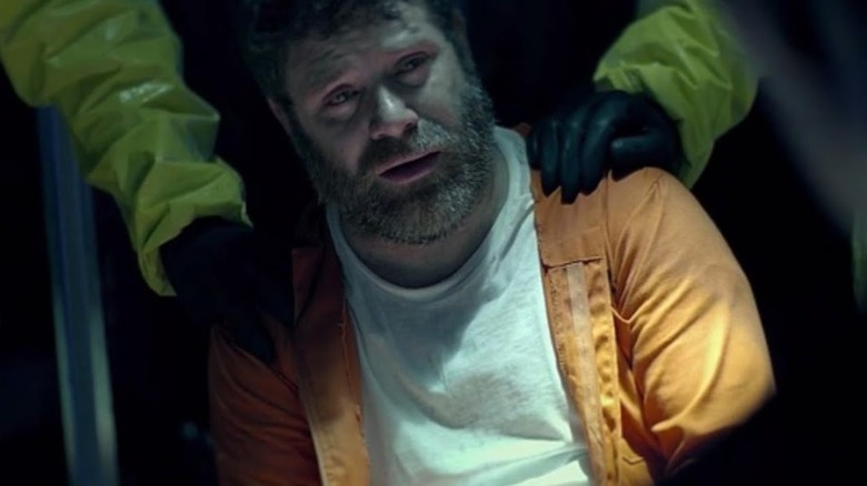 Sean Astin being restrained by doctors