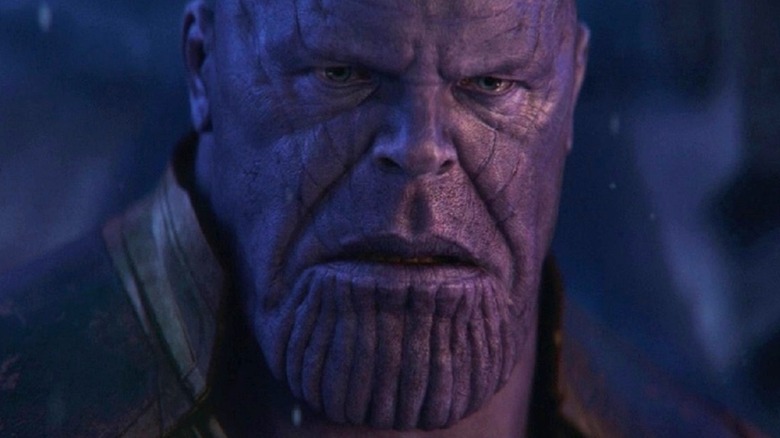 Thanos glaring